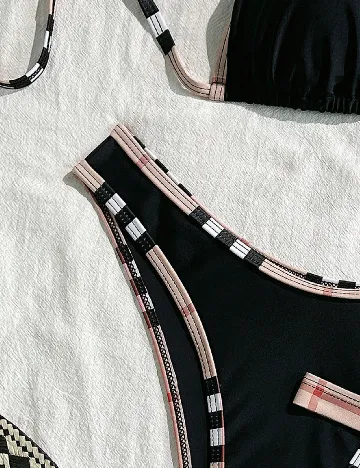 Costum de baie SHEIN, negru