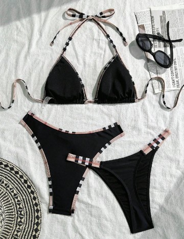 Costum de baie SHEIN, negru