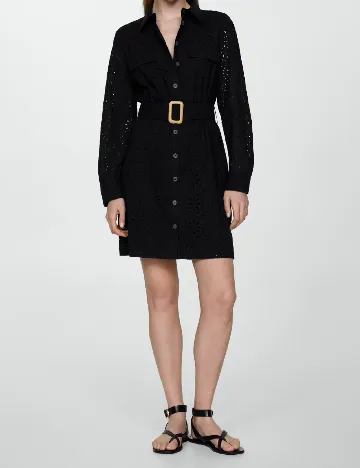 Rochie scurta Mango, negru