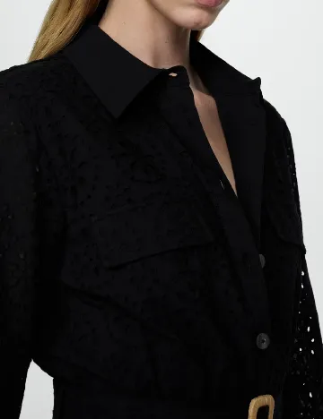 Rochie scurta Mango, negru