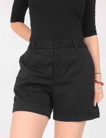 Pantaloni scurti Zara, negru