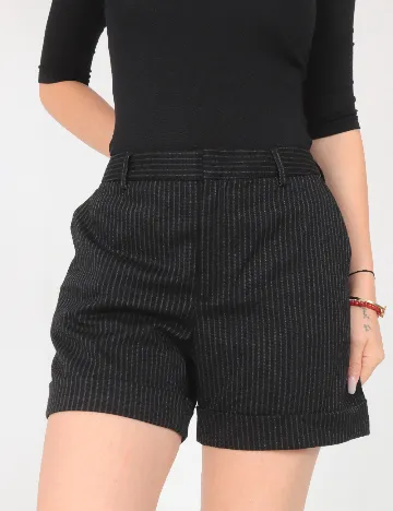 Pantaloni scurti Zara, negru