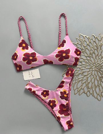 Costum de baie SHEIN, mix culori