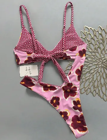 Costum de baie SHEIN, mix culori