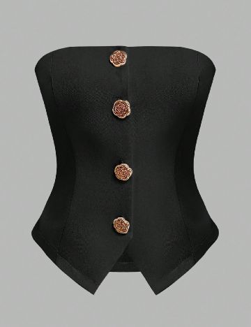 Top SHEIN, negru