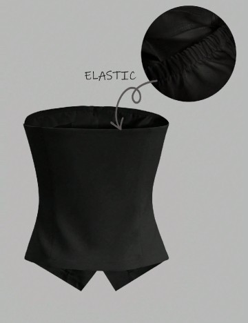 Top SHEIN, negru