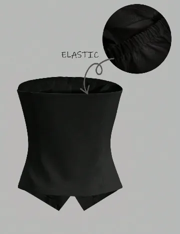 Top SHEIN, negru