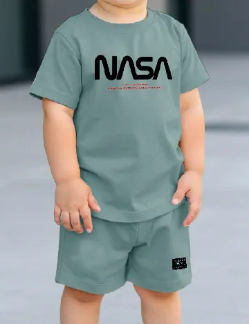 Compleu Shein Kids, albastru