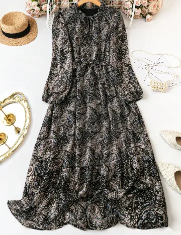 Rochie lunga SHEIN CURVE, mix culori