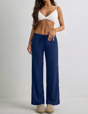 Pantaloni SHEIN, bleumarin