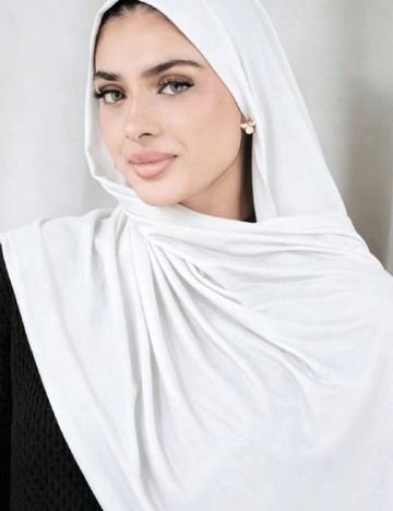 Esarfa SHEIN, alb