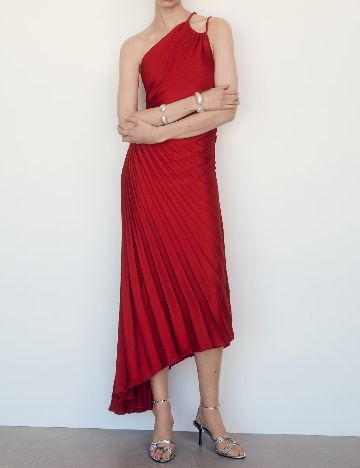 Rochie medie Mango, rosu