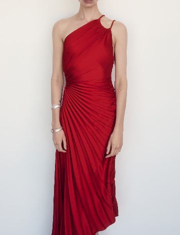 Rochie medie Mango, rosu