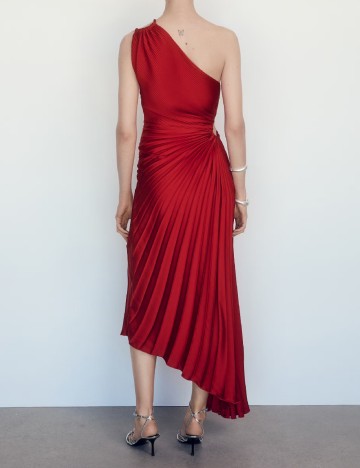 Rochie medie Mango, rosu