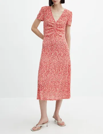 Rochie medie Mango, rosu