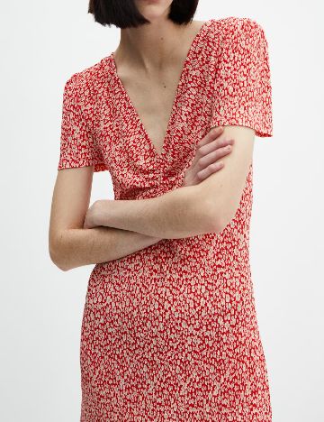 Rochie medie Mango, rosu
