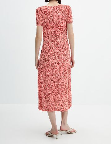 Rochie medie Mango, rosu