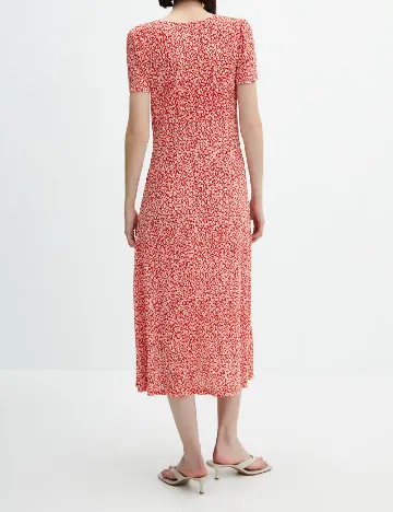 Rochie medie Mango, rosu