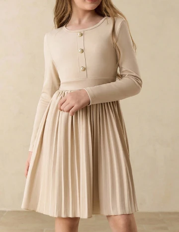 Rochie Shein Kids, crem
