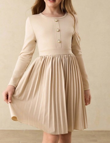 Rochie Shein Kids, crem