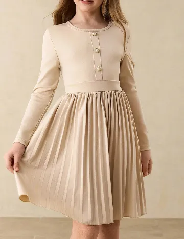 Rochie Shein Kids, crem