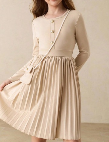 Rochie Shein Kids, crem