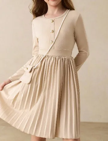 Rochie Shein Kids, crem