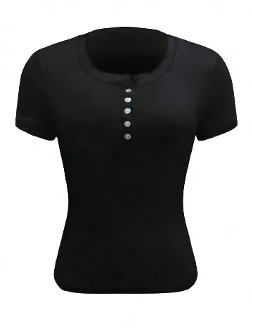 Top SHEIN, negru