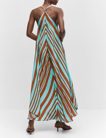 Rochie lunga Mango, mix culori