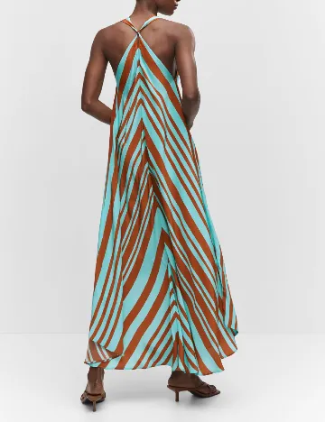 Rochie lunga Mango, mix culori
