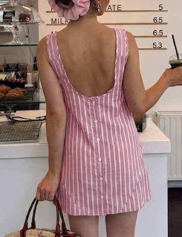 Rochie scurta SHEIN, roz