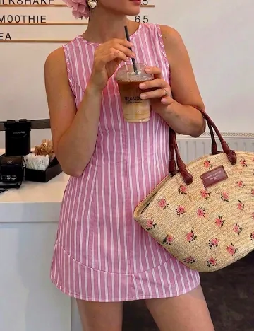 Rochie scurta SHEIN, roz