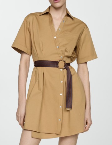 Rochie scurta Mango, maro