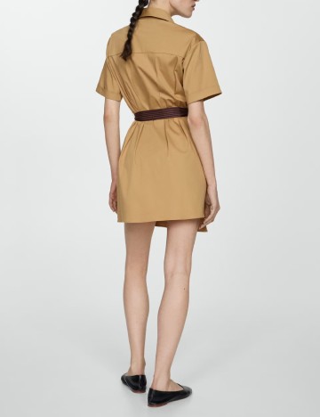 Rochie scurta Mango, maro