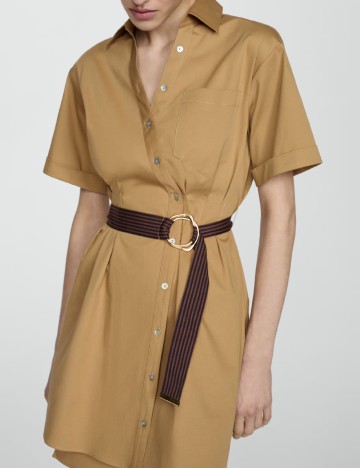 Rochie scurta Mango, maro