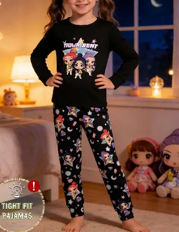 Pijama Shein Kids, negru