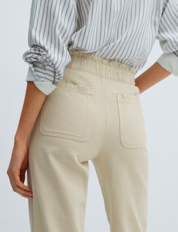 Pantaloni Mango, bej