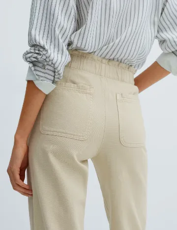 Pantaloni Mango, bej