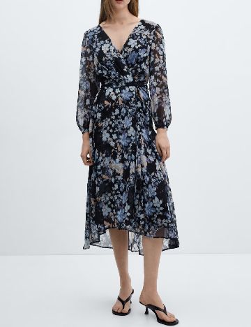 Rochie medie Mango, albastru