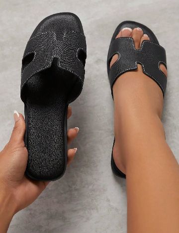 Slapi SHEIN, negru