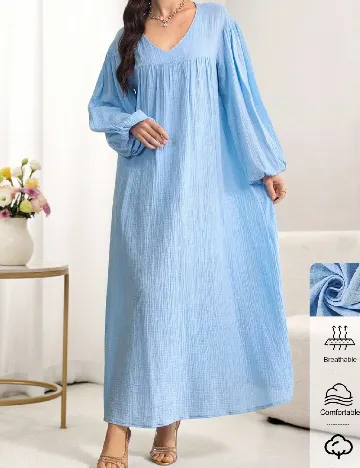 Rochie lunga SHEIN, albastru