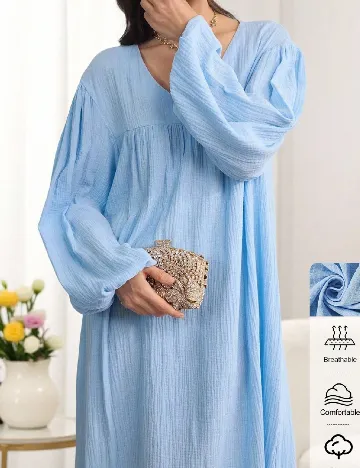 Rochie lunga SHEIN, albastru