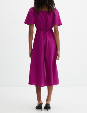 Rochie medie Mango, magenta