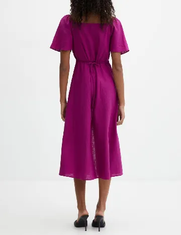 Rochie medie Mango, magenta