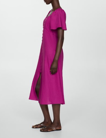 Rochie medie Mango, magenta
