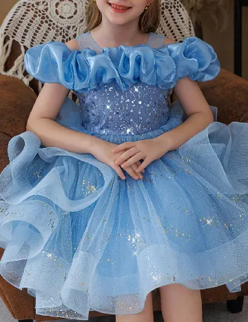 Rochie Shein Kids, bleu