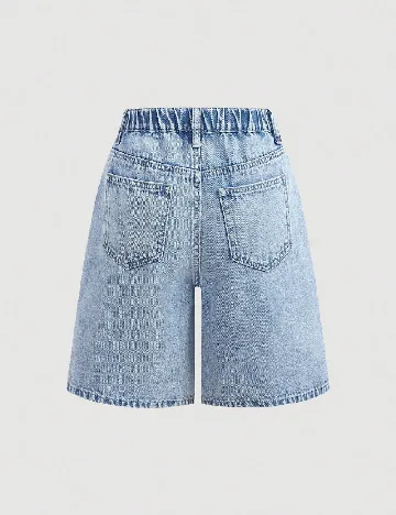 Pantaloni scurti Shein Kids, albastru