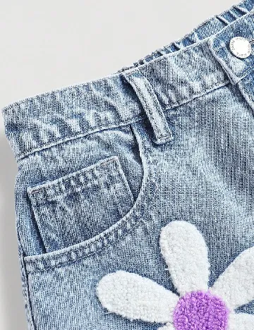 Pantaloni scurti Shein Kids, albastru
