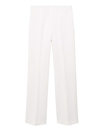 Pantaloni Mango, alb