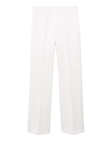 Pantaloni Mango, alb